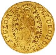 Gold Zecchino - William Henry, France, 1679-1702 reverse image