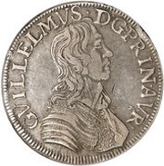 Ecu - William IX obverse image