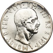 10 Lek - Victor Emmanuel III Trial strike obverse image