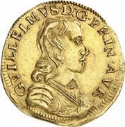 Double Pistole - William IX obverse image