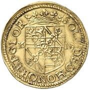 Quadruple Pistole - Maurice of Nassau, France, 1618-1619 reverse image