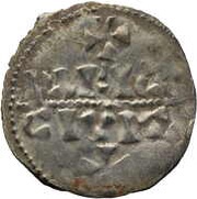 Denier - Hugh the Great, France, 923-956 reverse image