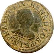 Double Tournois - Henriette of Lorraine 1st type obverse image