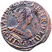 Double Tournois - Henriette of Lorraine 2nd type obverse image