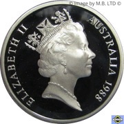 5 Dollars - Elizabeth II 3rd Portrait - Masterpieces in Silver - Parliament House obverse image