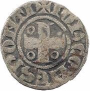 Denier - John of Nesle and Joan obverse image
