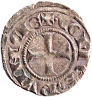 Obol Provencale Coronat - Charles I of Anjou, France, 1277-1285 reverse image