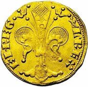 Gold Florin - Joanna I and Louis I obverse image