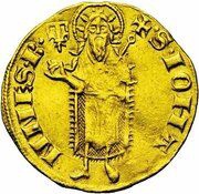 Gold Florin - Joanna I and Louis I, France, 1349-1362 reverse image