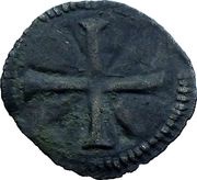 Obol or pite anepigraph, France, 920-980 reverse image