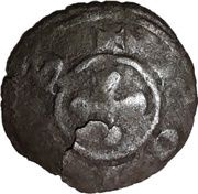 Denier anonymous, France, 1300-1340 reverse image