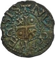 Denier - Ralph, France, 1106-1124 reverse image
