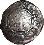 Denier - Henry II, France, 1227-1240 reverse image