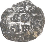 Denier - Robert of courtenay, France, 1299-1324 reverse image