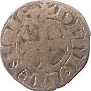 Denier tournois - Alphonse de France, France, 1241-1263 reverse image