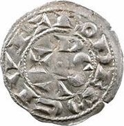 Denier - Hugh II and Hugh III, France, 1156-1210 reverse image