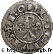 Denier - Henry II, France, 1274-1302 reverse image