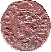Denier - John II, king of Aragon obverse image