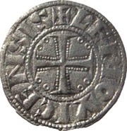 Denier anonymous, France, 1106-1245 reverse image