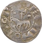 Denier - Alfonso Jordan, France, 1112-1148 reverse image