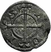 Obol anonymous, France, 1225-1250 reverse image