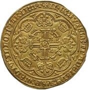 Gold Noble - Waleran III reverse image