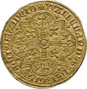 Mouton d'Or - Waleran III reverse image