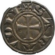 Denier - Peter II, France, 1263-1268 reverse image