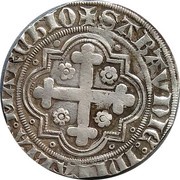½ Groschen - Amedeus VIII, France, 1391-1416 reverse image