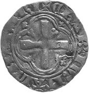 ½ Groschen - Amadeus VIII Chablais type, France, 1391-1416 reverse image