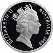 5 Dollars - Elizabeth II 3rd Portrait - James Cook - Masterpieces in Silver obverse image