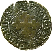 Groschen - Charles III 3rd type, France, 1504-1554 reverse image