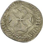 Double White - Louis I, France, 1440-1465 reverse image