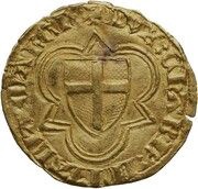 Gold Florin - Amadeus VII, France, 1383-1391 reverse image