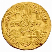 Gold Ducat - Louis I, France, 1440-1465 reverse image