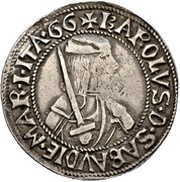 Teston - Charles I obverse image