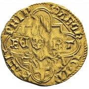 Gold Ducat - Charles I reverse image