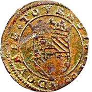 Double Tournois - Henry 3rd type, France, 1598-1600 reverse image