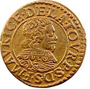 Double Tournois - Frédéric-Maurice 10th type obverse image