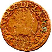 Double Tournois - Frédéric-Maurice 12th type obverse image