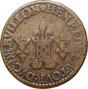 Liard Tournois - Henry obverse image
