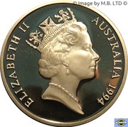 5 Dollars - Elizabeth II 3rd Portrait - The Enfranchisement of Women - Proof obverse image
