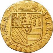 Gold Florin - Henri de la Tour d'Auvergne, France, 1614 reverse image