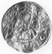 Denier - Wilderold et empereur Otton III, France, 996-999 reverse image
