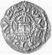 Denier - Werner II d'Achalm, France, 1065-1077 reverse image