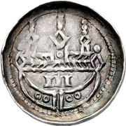 Denier - Kuno, France, 1100-1123 reverse image