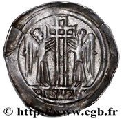 Denier - Anonymous, France, 1150-1170 reverse image