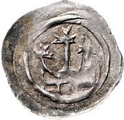 1 Pfennig - Bertold von Teck, France, 1223-1244 reverse image