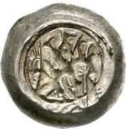 1 Pfennig - Berthold von Teck, France, 1223-1244 reverse image
