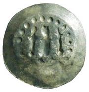 Denier Bracteate - Conrad III of Lichtenberg, France, 1273-1299 reverse image